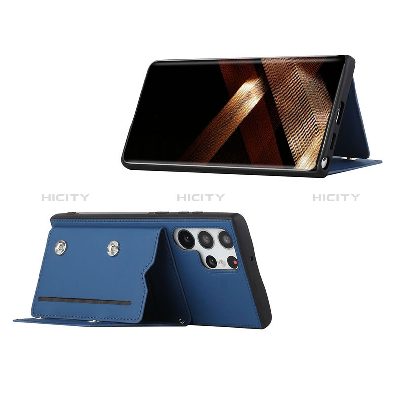 Handyhülle Hülle Luxus Leder Schutzhülle Y02B für Samsung Galaxy S24 Ultra 5G groß