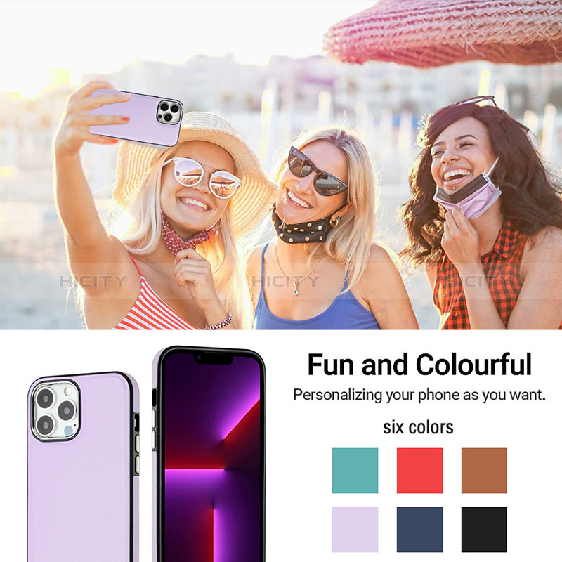 Handyhülle Hülle Luxus Leder Schutzhülle Y03B für Apple iPhone 15 Pro groß