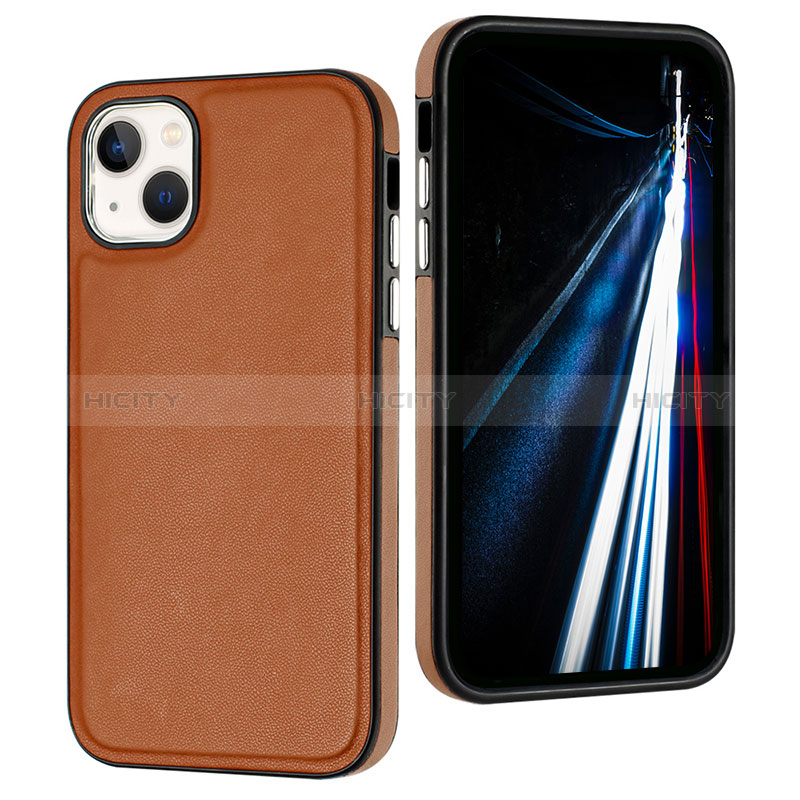 Handyhülle Hülle Luxus Leder Schutzhülle Y07B für Apple iPhone 14 groß