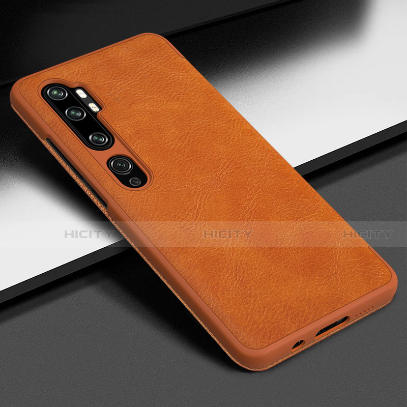 Handyhülle Hülle Luxus Leder Schutzhülle Z01 für Xiaomi Mi Note 10 Pro Orange