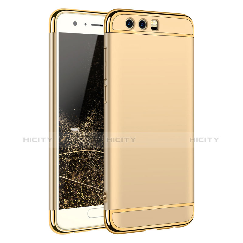Handyhülle Hülle Luxus Metall Rahmen und Kunststoff für Huawei Honor 9 Premium Gold