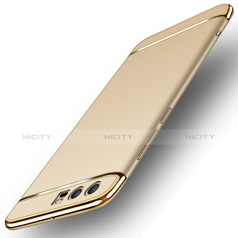 Handyhülle Hülle Luxus Metall Rahmen und Kunststoff für Huawei Honor 9 Premium Gold