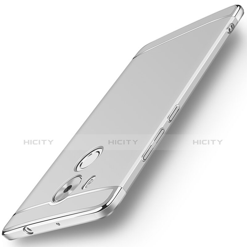 Handyhülle Hülle Luxus Metall Rahmen und Kunststoff für Huawei Mate 8 Silber Plus