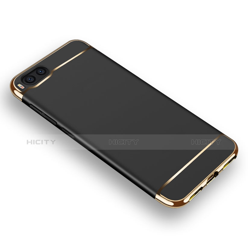 Handyhülle Hülle Luxus Metall Rahmen und Kunststoff für Xiaomi Mi Note 3 Schwarz groß