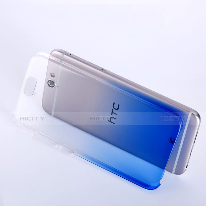 Handyhülle Hülle Schutzhülle Durchsichtig Farbverlauf für HTC One A9 Schwarz groß