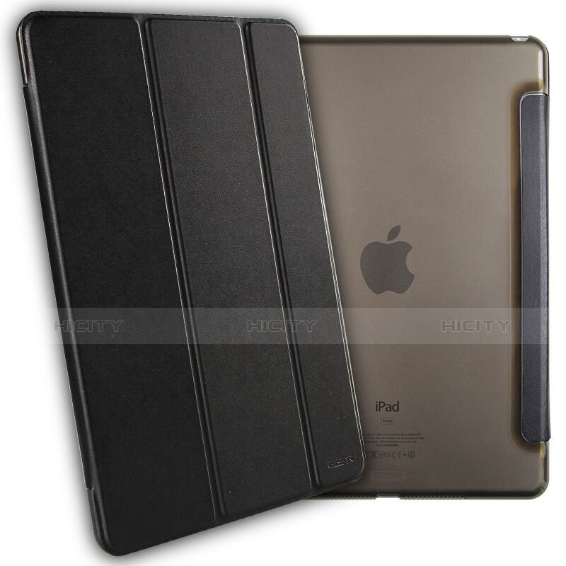 Handyhülle Hülle Stand Tasche Leder für Apple iPad Mini 4 Schwarz groß