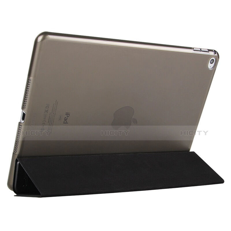 Handyhülle Hülle Stand Tasche Leder für Apple iPad Mini 4 Schwarz groß