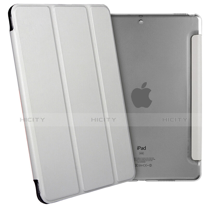 Handyhülle Hülle Stand Tasche Leder für Apple iPad Pro 10.5 Grau