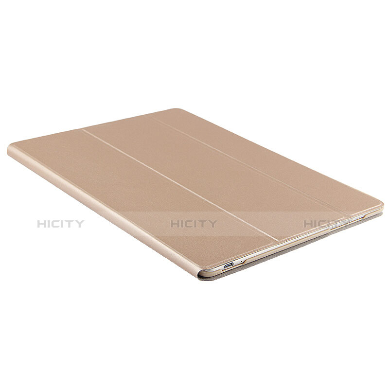 Handyhülle Hülle Stand Tasche Leder für Huawei MateBook HZ-W09 Gold