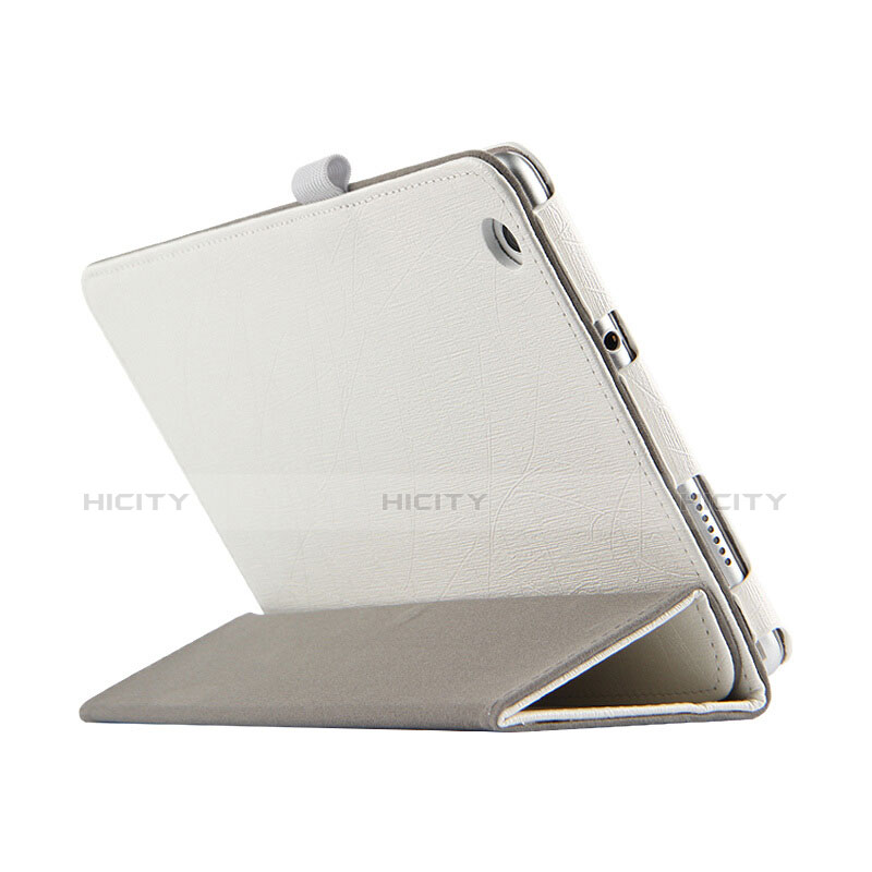 Handyhülle Hülle Stand Tasche Leder für Huawei MediaPad M3 Lite 8.0 CPN-W09 CPN-AL00 Weiß