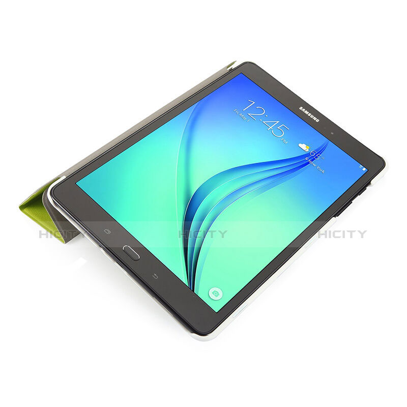 Handyhülle Hülle Stand Tasche Leder für Samsung Galaxy Tab S2 8.0 SM-T710 SM-T715 Grün groß