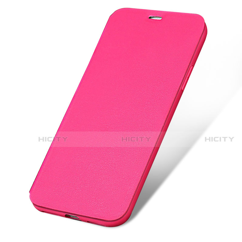 Handyhülle Hülle Stand Tasche Leder L01 für Apple iPhone SE (2020) Pink