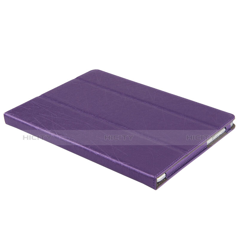Handyhülle Hülle Stand Tasche Leder L01 für Huawei MediaPad M2 10.0 M2-A01 M2-A01W M2-A01L Violett groß