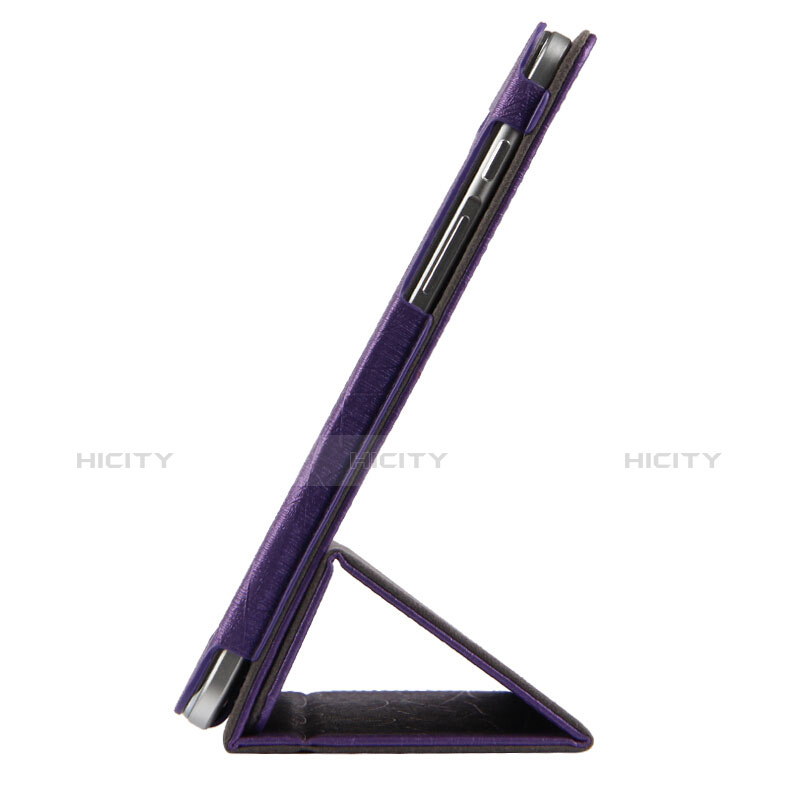 Handyhülle Hülle Stand Tasche Leder L01 für Huawei MediaPad M2 10.0 M2-A01 M2-A01W M2-A01L Violett groß