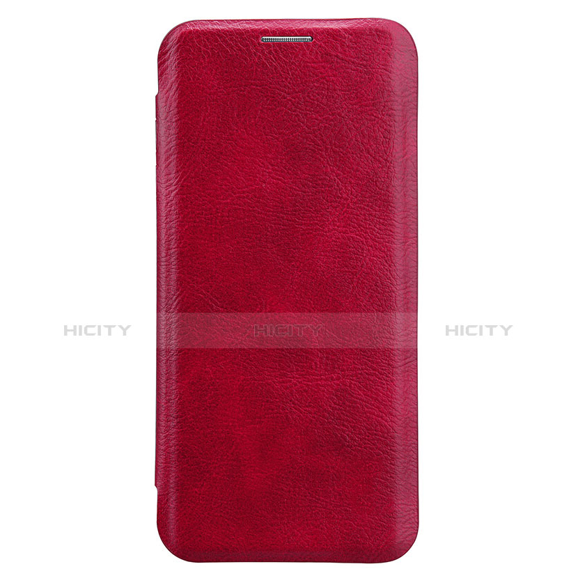 Handyhülle Hülle Stand Tasche Leder L01 für Samsung Galaxy S8 Plus Rot groß