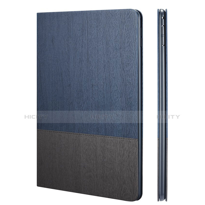 Handyhülle Hülle Stand Tasche Leder L02 für Apple iPad Pro 9.7 Blau