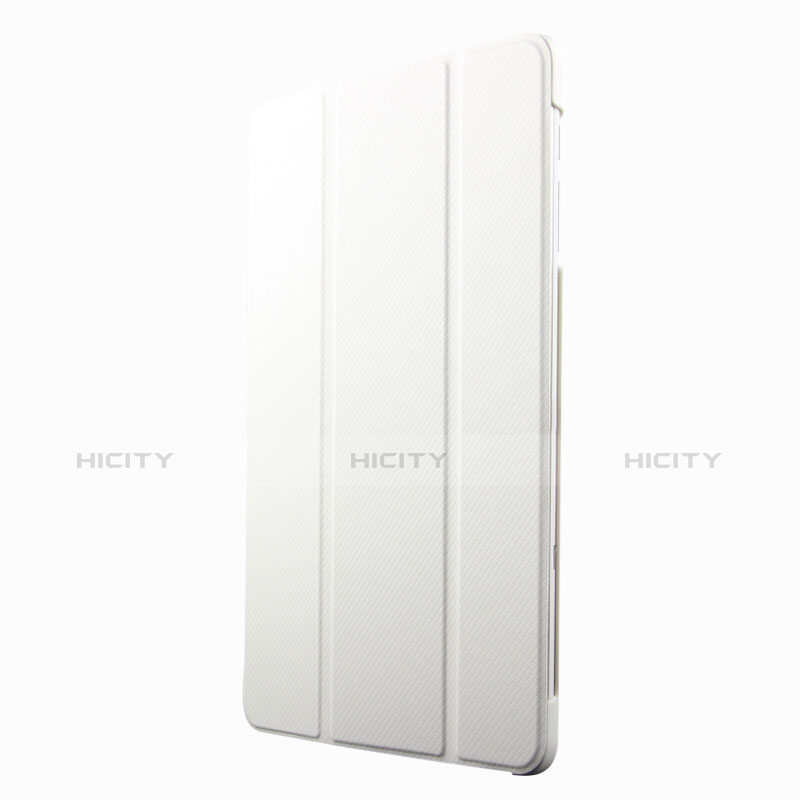 Handyhülle Hülle Stand Tasche Leder L02 für Huawei Mediapad T1 10 Pro T1-A21L T1-A23L Weiß groß