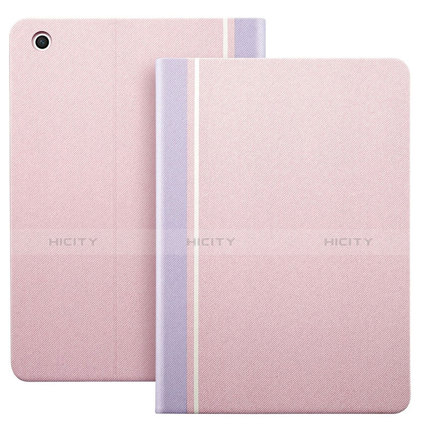 Handyhülle Hülle Stand Tasche Leder L03 für Apple iPad Mini 3 Rosa groß