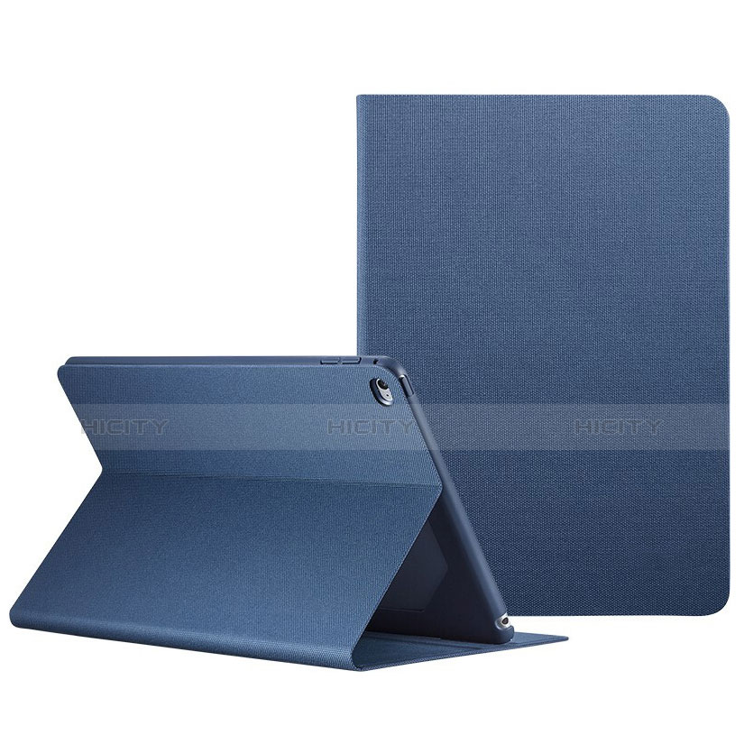 Handyhülle Hülle Stand Tasche Leder L04 für Apple iPad Mini 4 Blau