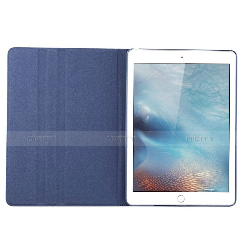 Handyhülle Hülle Stand Tasche Leder L04 für Apple iPad Mini 4 Blau