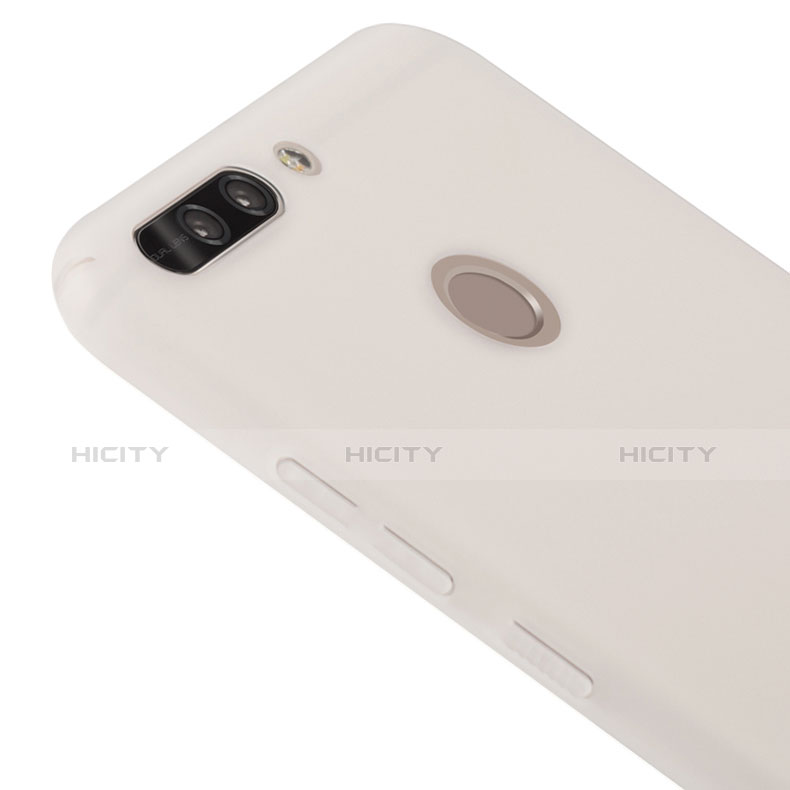Handyhülle Hülle Ultra Dünn Schutzhülle Durchsichtig Transparent Matt für Huawei Honor 8 Pro Weiß groß