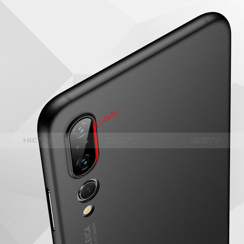 Handyhülle Hülle Ultra Dünn Schutzhülle Durchsichtig Transparent Matt für Huawei P20 Pro Schwarz
