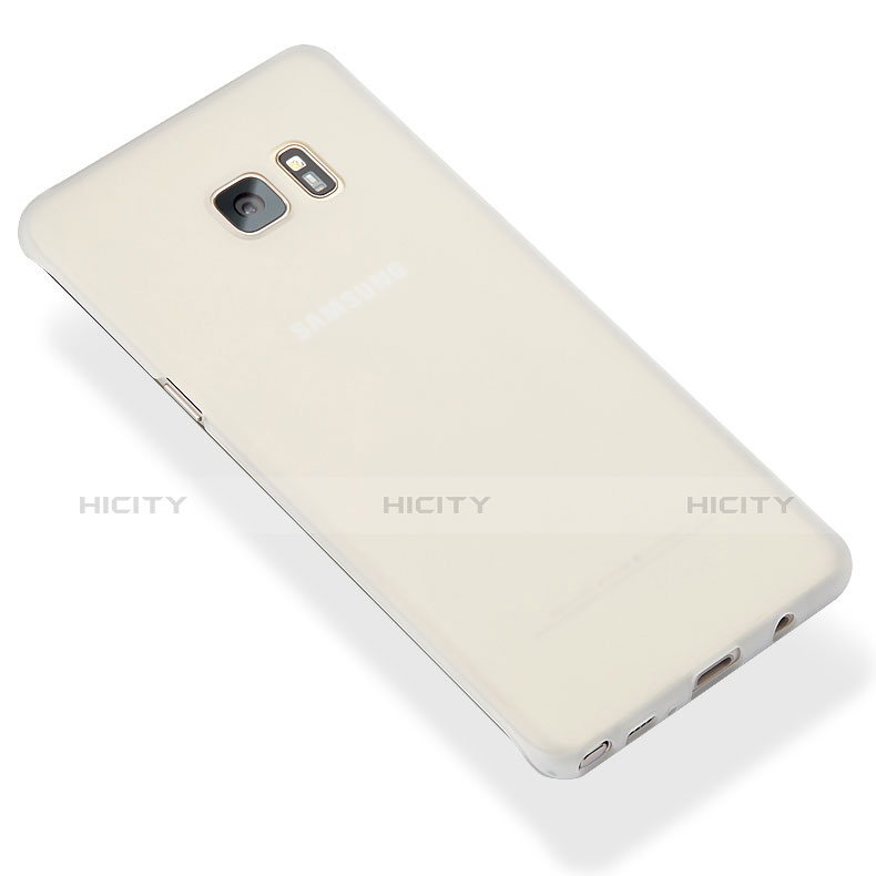 Handyhülle Hülle Ultra Dünn Schutzhülle Durchsichtig Transparent Matt für Samsung Galaxy Note 7 Weiß groß