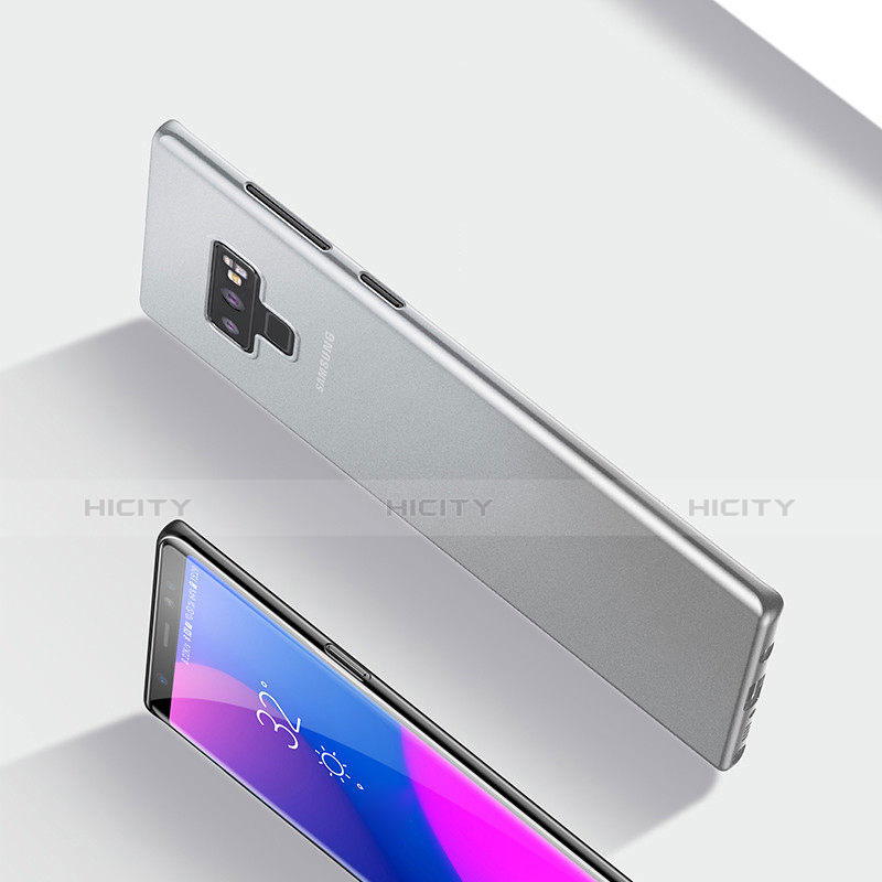 Handyhülle Hülle Ultra Dünn Schutzhülle Durchsichtig Transparent Matt für Samsung Galaxy Note 9 Weiß groß