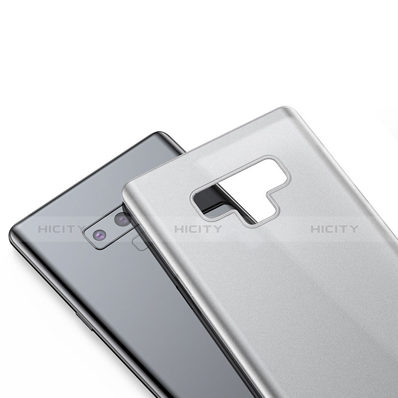 Handyhülle Hülle Ultra Dünn Schutzhülle Durchsichtig Transparent Matt für Samsung Galaxy Note 9 Weiß groß