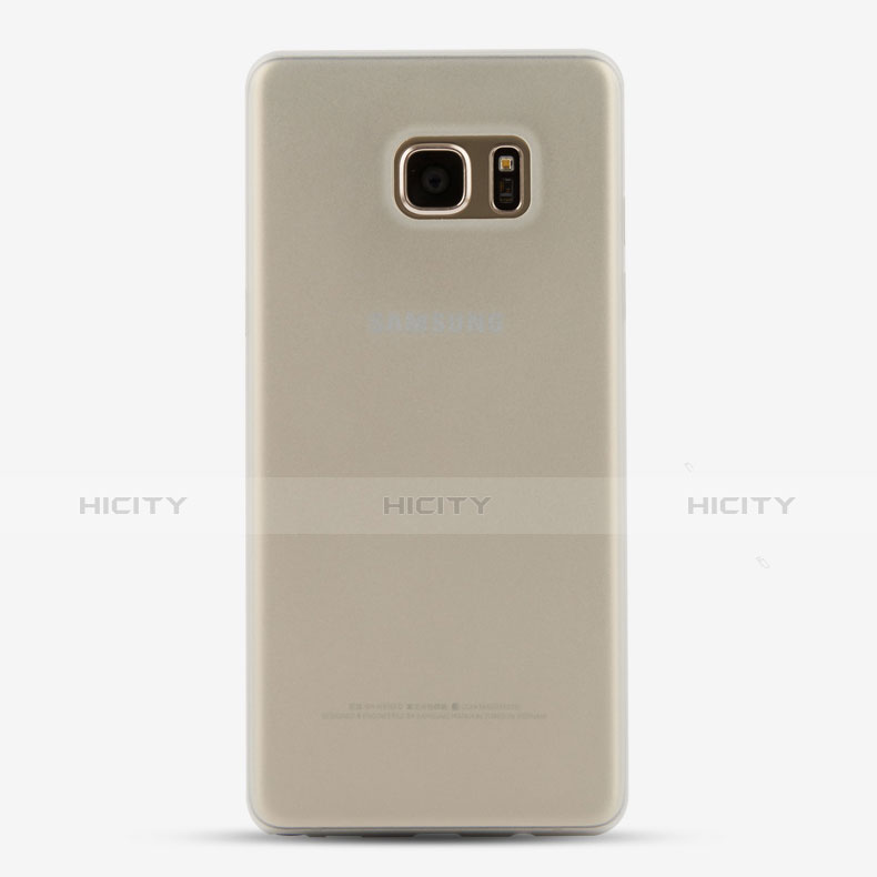 Handyhülle Hülle Ultra Dünn Schutzhülle Durchsichtig Transparent Matt T01 für Samsung Galaxy Note 7 Weiß