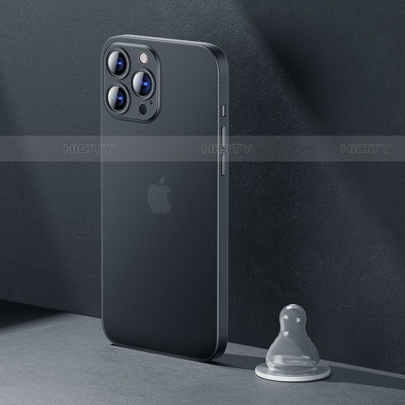 Handyhülle Hülle Ultra Dünn Schutzhülle Hartschalen Tasche Durchsichtig Transparent Matt U06 für Apple iPhone 13 Pro Max