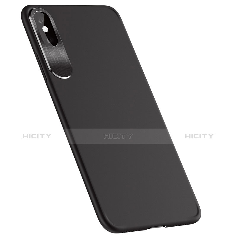 Handyhülle Hülle Ultra Dünn Schutzhülle Matt für Apple iPhone Xs Max Schwarz Plus