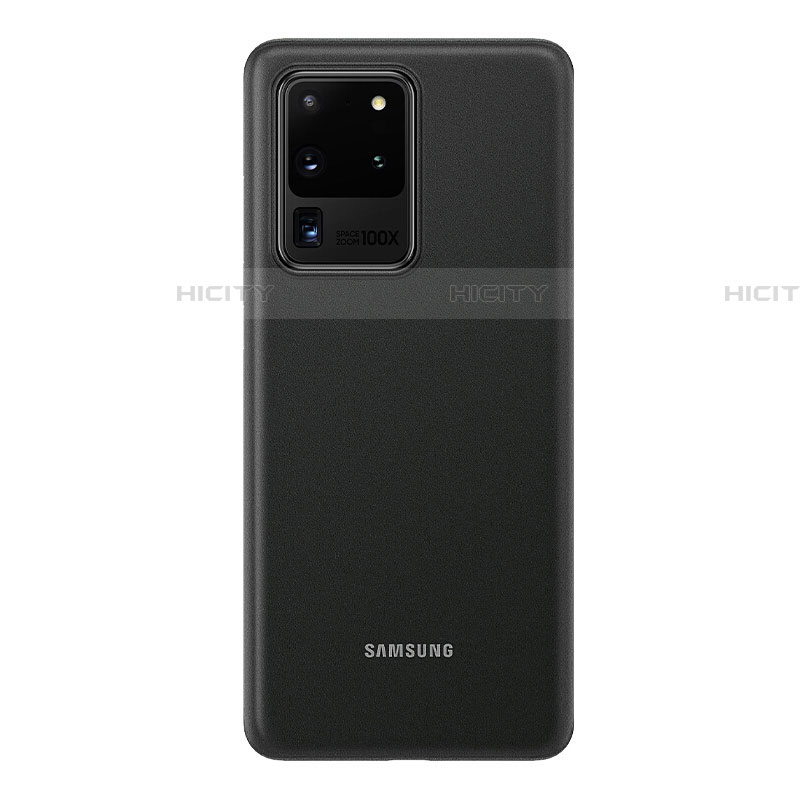 Handyhülle Hülle Ultra Dünn Schutzhülle Tasche Durchsichtig Transparent Matt H01 für Samsung Galaxy S20 Ultra Grau Plus