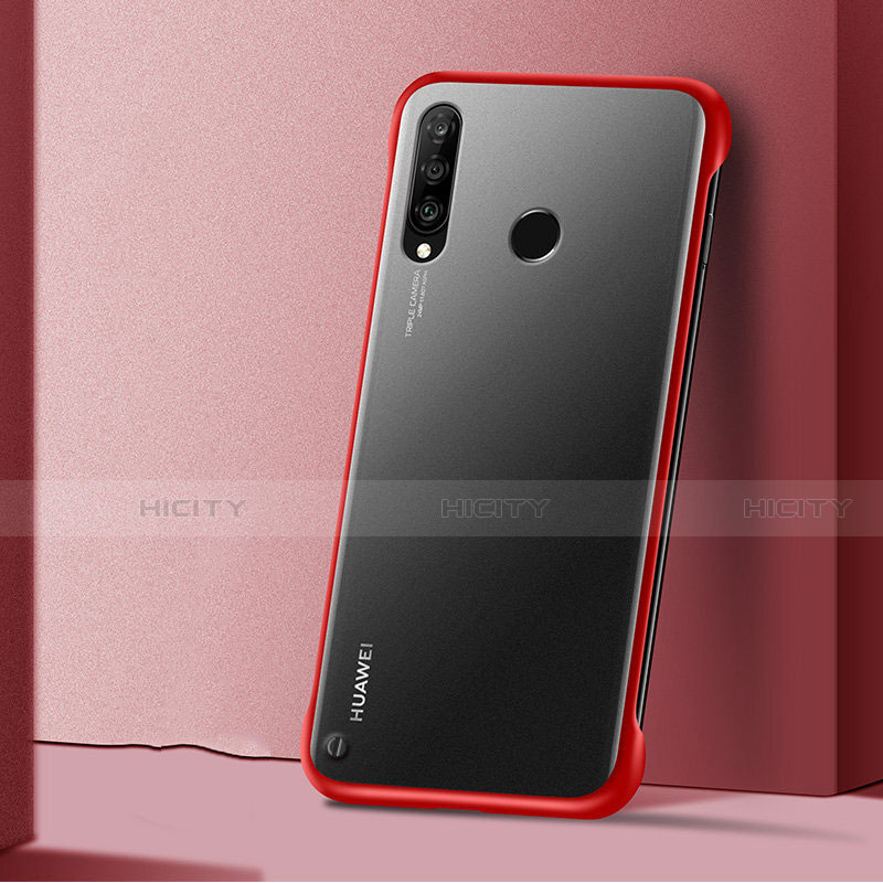 Handyhülle Hülle Ultra Dünn Schutzhülle Tasche Durchsichtig Transparent Matt H02 für Huawei P30 Lite Rot
