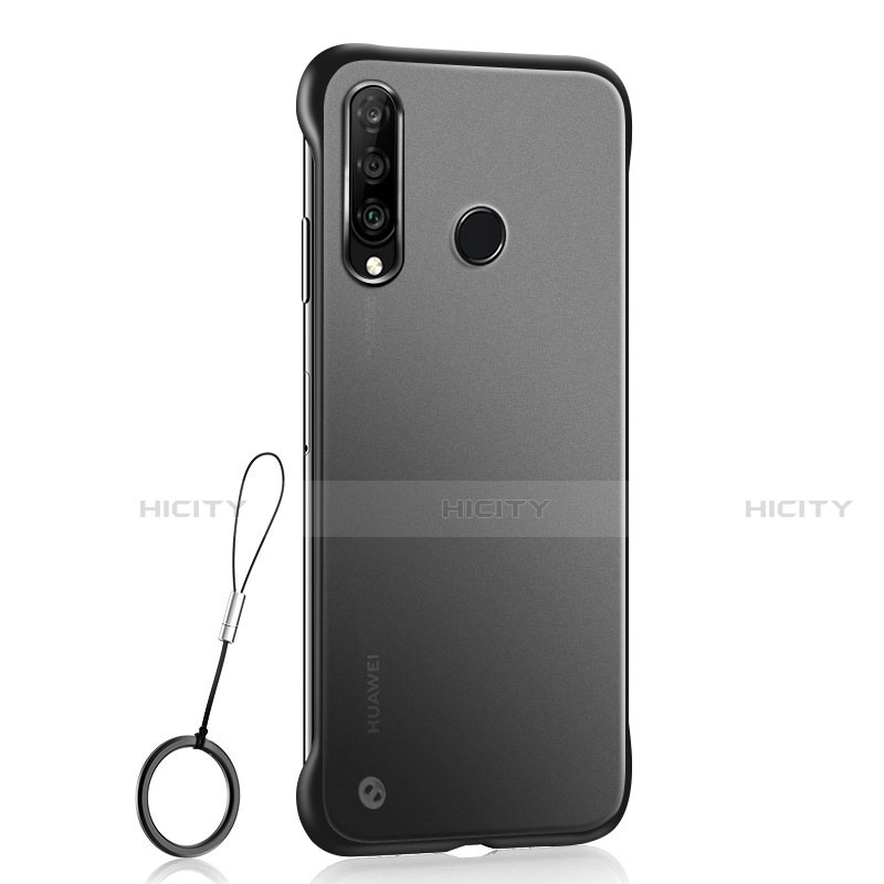 Handyhülle Hülle Ultra Dünn Schutzhülle Tasche Durchsichtig Transparent Matt H05 für Huawei P30 Lite New Edition Schwarz