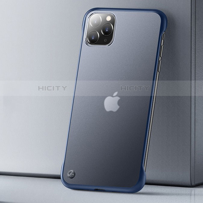 Handyhülle Hülle Ultra Dünn Schutzhülle Tasche Durchsichtig Transparent Matt U01 für Apple iPhone 11 Pro Max Blau