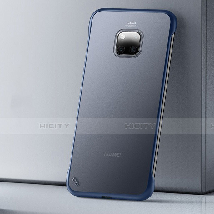 Handyhülle Hülle Ultra Dünn Schutzhülle Tasche Durchsichtig Transparent Matt U01 für Huawei Mate 20 Pro Blau Plus