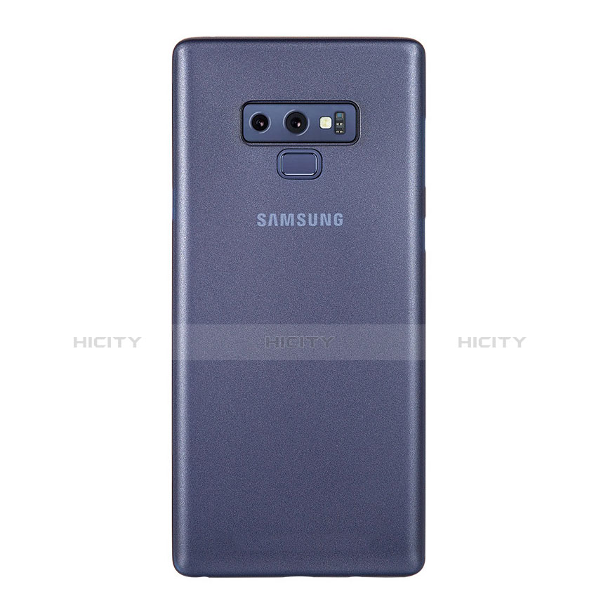 Handyhülle Hülle Ultra Dünn Schutzhülle Tasche Durchsichtig Transparent Matt U01 für Samsung Galaxy Note 9 Blau