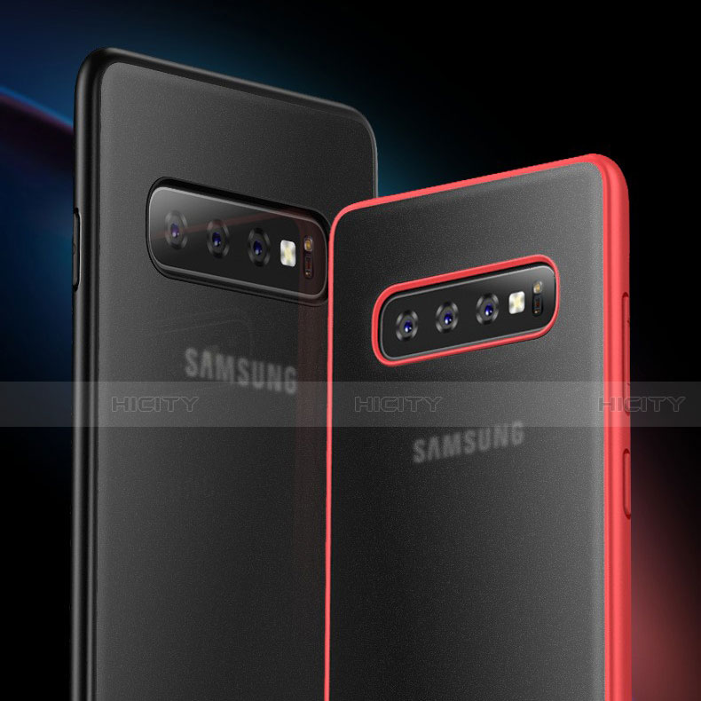Handyhülle Hülle Ultra Dünn Schutzhülle Tasche Durchsichtig Transparent Matt U01 für Samsung Galaxy S10 5G groß