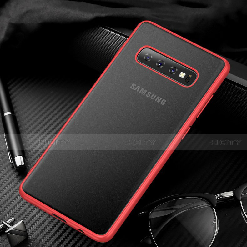 Handyhülle Hülle Ultra Dünn Schutzhülle Tasche Durchsichtig Transparent Matt U01 für Samsung Galaxy S10 5G groß