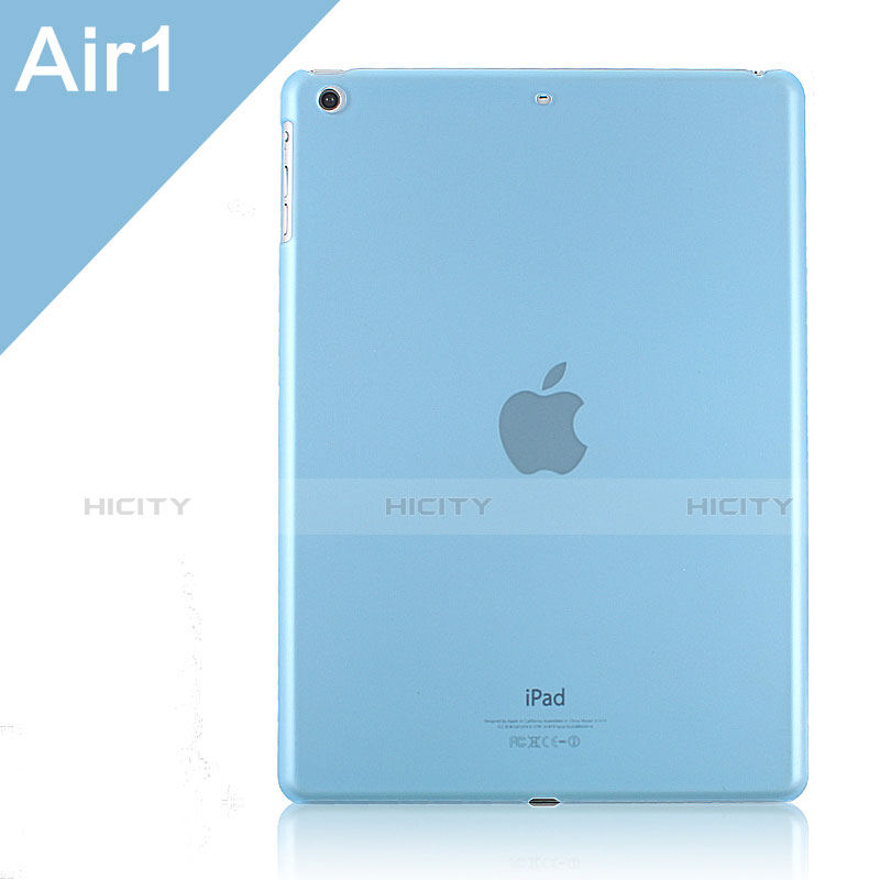 Handyhülle Hülle Ultradünn Tasche Durchsichtig Transparent Matt für Apple iPad Air Hellblau