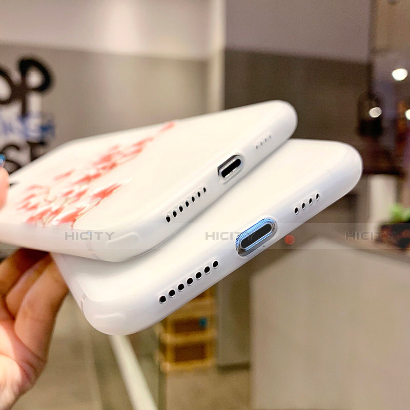 Handyhülle Silikon Hülle Gummi Schutzhülle Blumen H18 für Apple iPhone 11 Pro Max groß