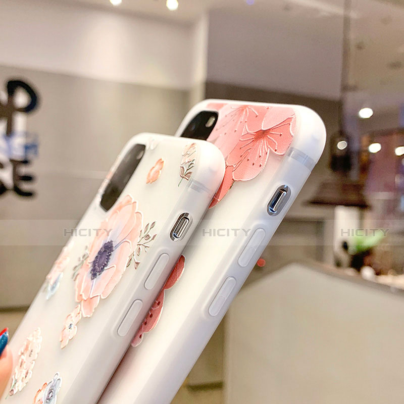 Handyhülle Silikon Hülle Gummi Schutzhülle Blumen H19 für Apple iPhone 11