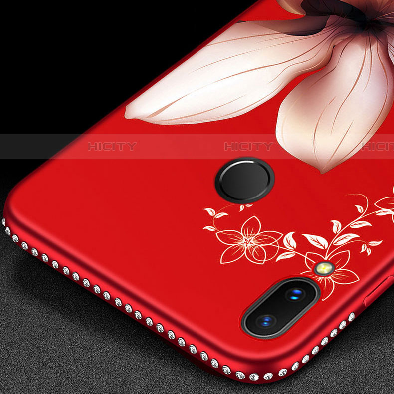 Handyhülle Silikon Hülle Gummi Schutzhülle Blumen S01 für Huawei P Smart Z
