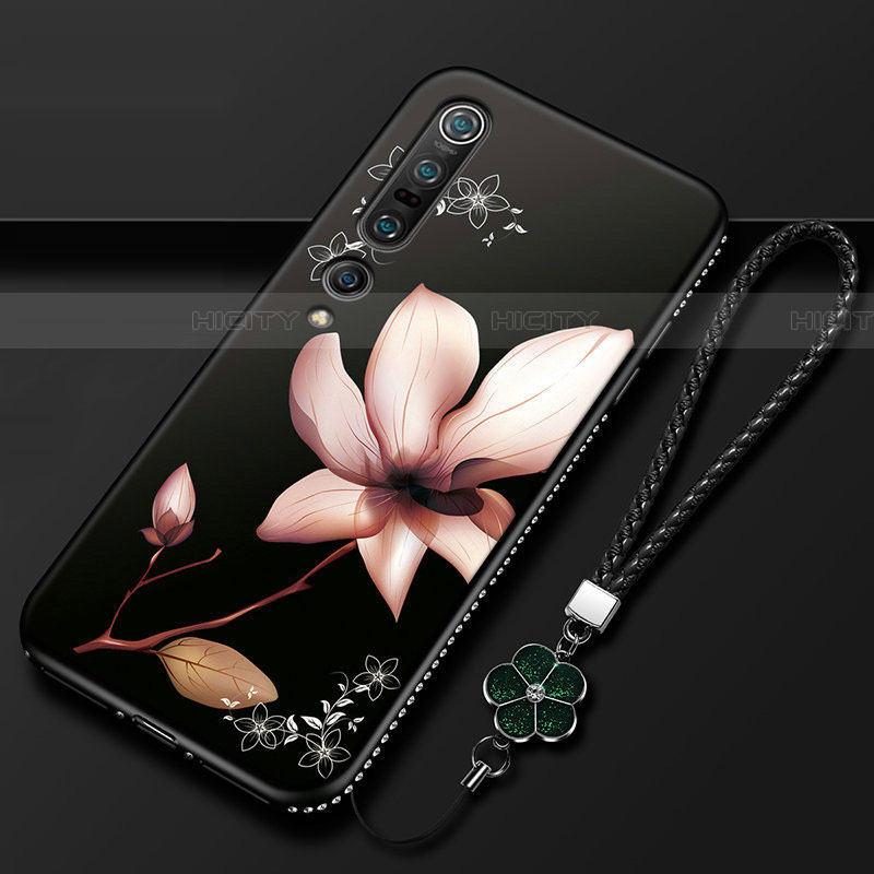 Handyhülle Silikon Hülle Gummi Schutzhülle Blumen S02 für Xiaomi Mi 10 Pro