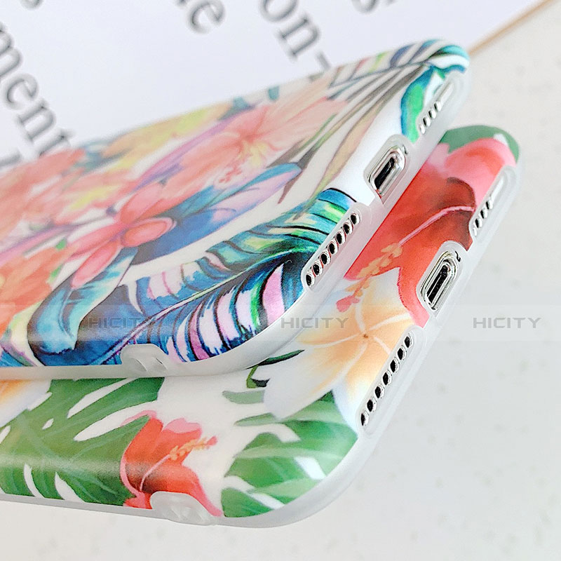 Handyhülle Silikon Hülle Gummi Schutzhülle Blumen S06 für Apple iPhone 11 groß