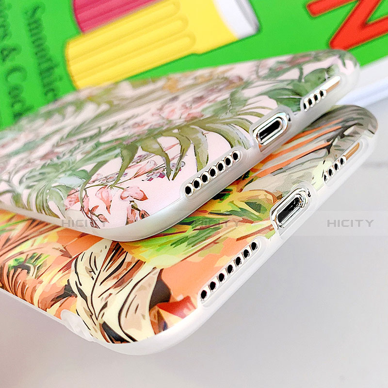 Handyhülle Silikon Hülle Gummi Schutzhülle Blumen S09 für Apple iPhone 11 Pro groß
