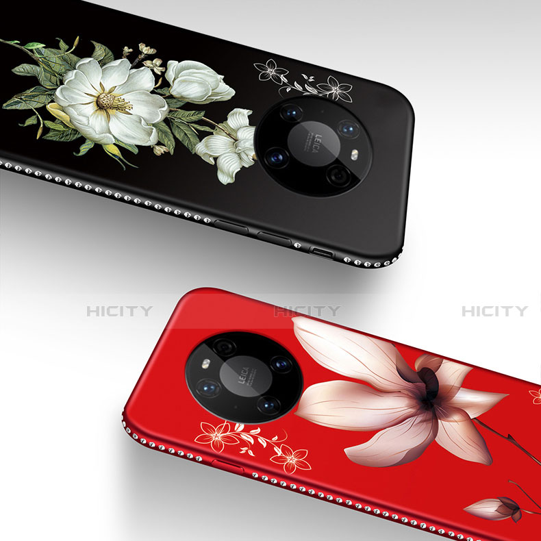 Handyhülle Silikon Hülle Gummi Schutzhülle Flexible Blumen S02 für Huawei Mate 40 Pro groß