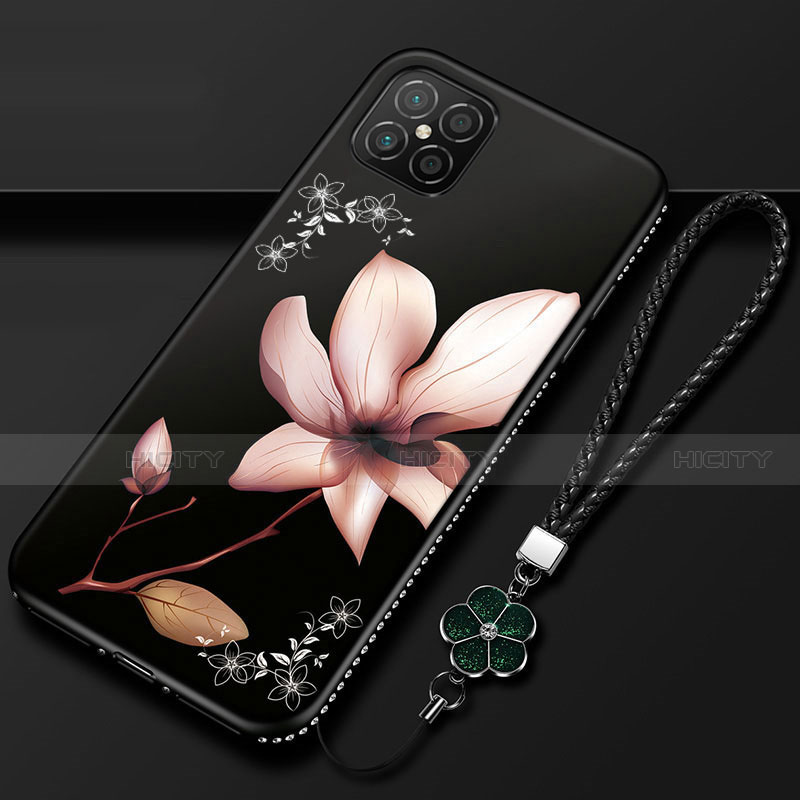 Handyhülle Silikon Hülle Gummi Schutzhülle Flexible Blumen S03 für Huawei Nova 8 SE 5G