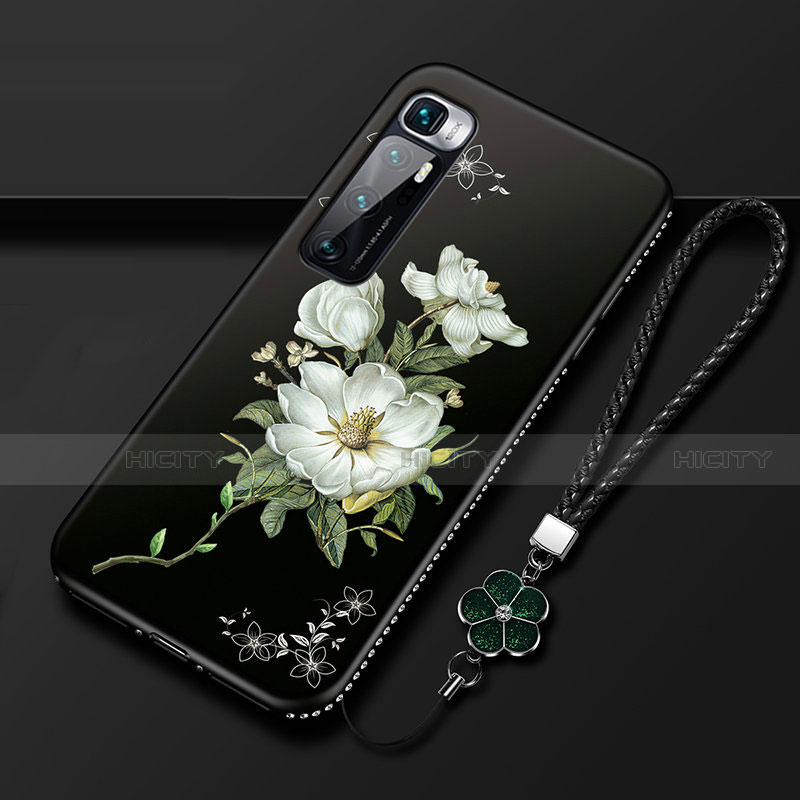 Handyhülle Silikon Hülle Gummi Schutzhülle Flexible Blumen S03 für Xiaomi Mi 10 Ultra